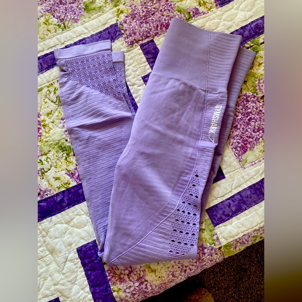 Gymshark seamless leggings lilac purple
